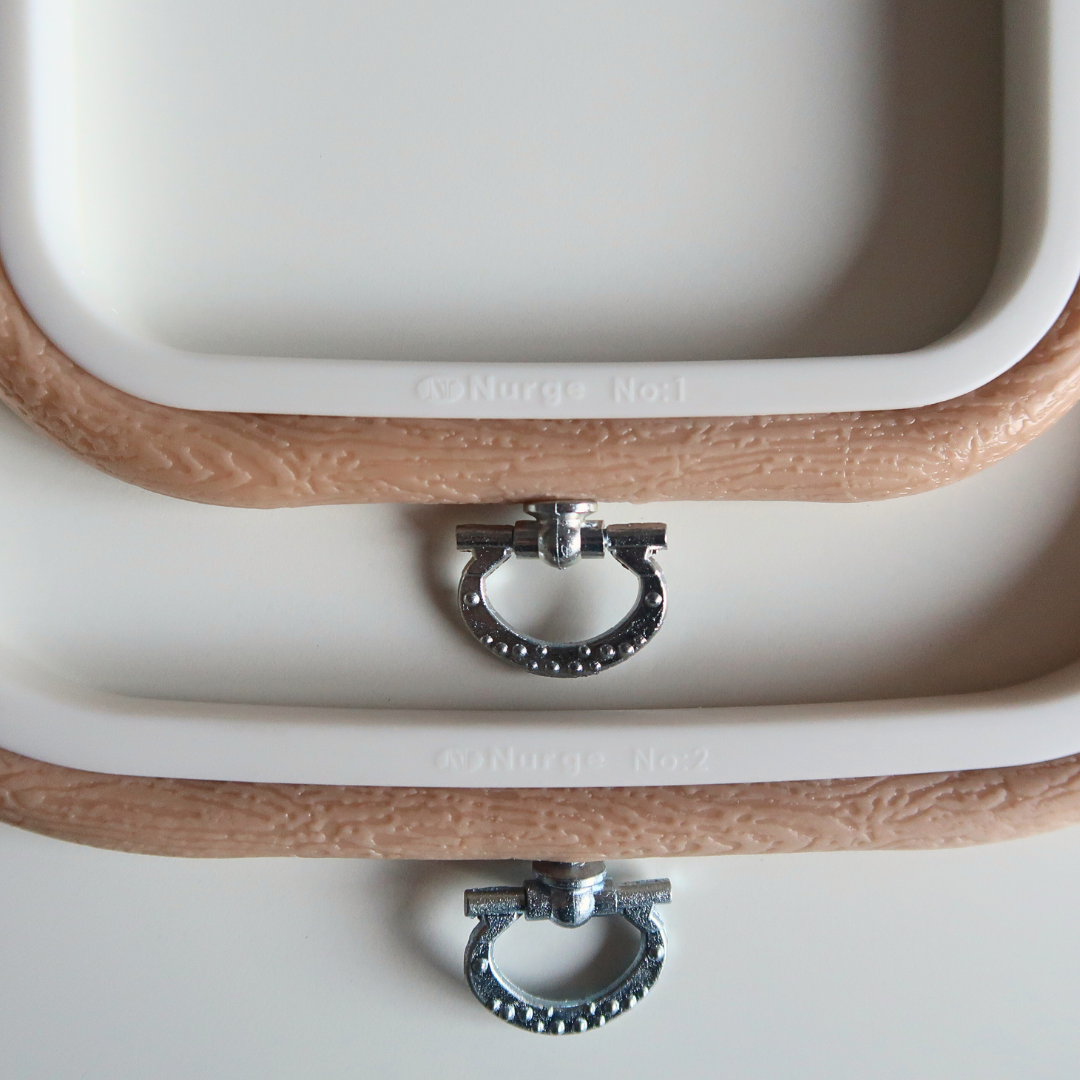 Flexi Borduurring Vierkant Beige