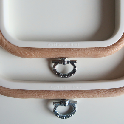 Flexi Borduurring Vierkant Beige