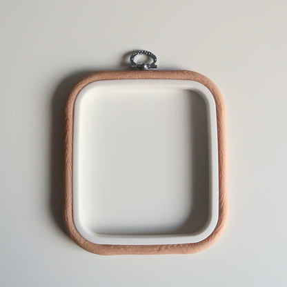 Flexi Borduurring Vierkant Beige