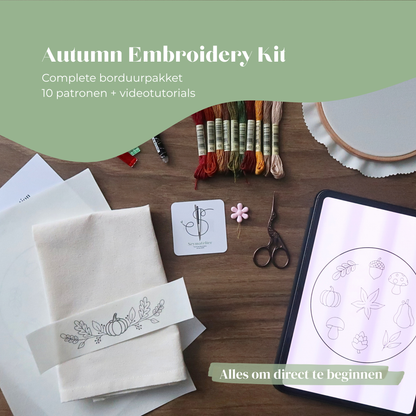 Autumn Embroidery Kit