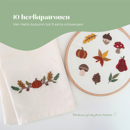 Autumn Embroidery Kit