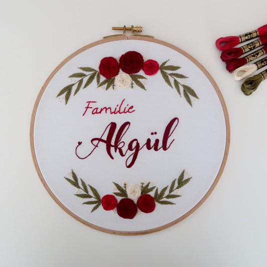 Digitaal Borduurpatroon - La vie en Roses