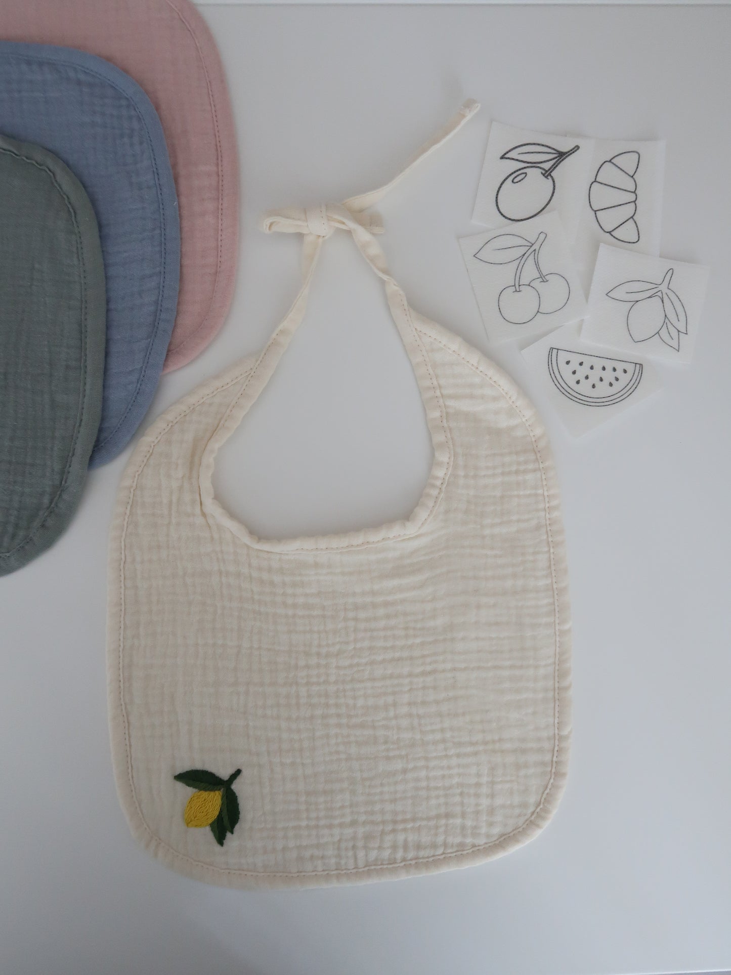 Slabbetje 100% katoen – DIY