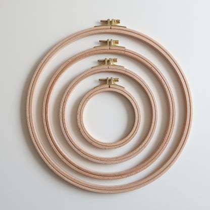 Beukenhout borduurring - diverse maten