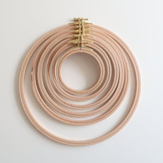 Beukenhout borduurring - diverse maten