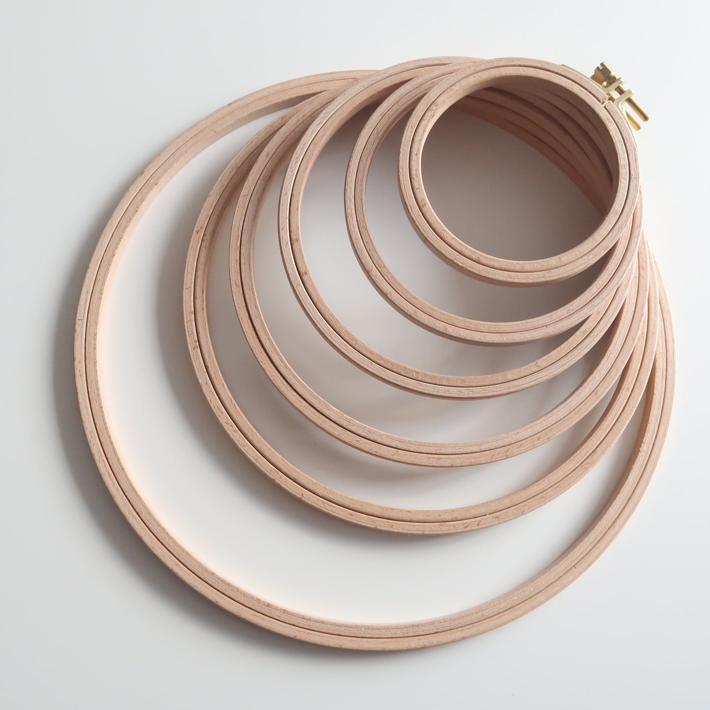 Beukenhout borduurring - diverse maten