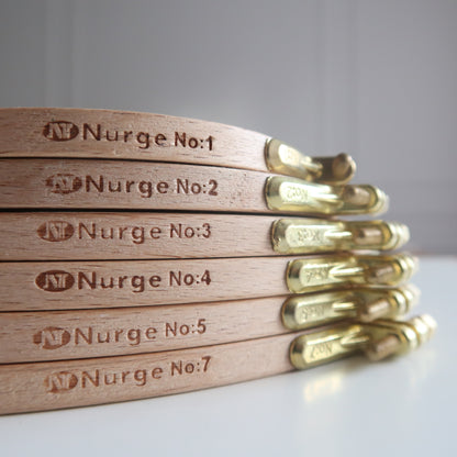 Beukenhout borduurring - diverse maten