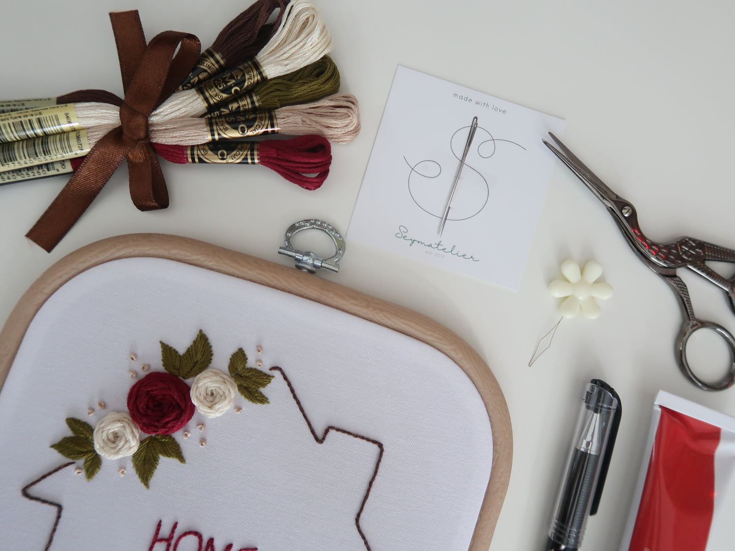 Borduurpakket Sweet Home